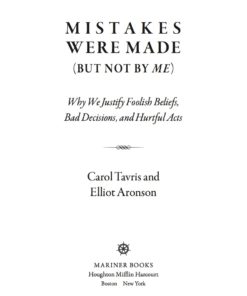 Mistakes Were Made (But Not by Me) eBook