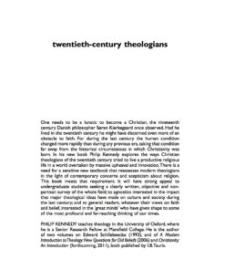 Twentieth-Century Theologians eBook
