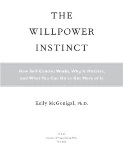 The Willpower Instinct eBook