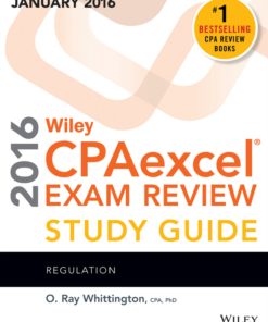 Wiley CPAexcel Exam Review 2016 Study Guide January: Regulation eBook