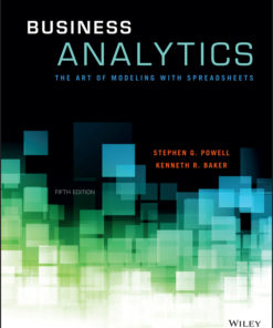 Business Analytics: The Art of Modeling With Spreadsheets eBook