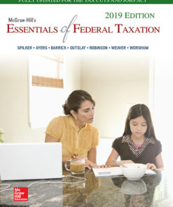 McGraw-Hill's Essentials of Federal Taxation 2019 Edition eBook