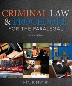 Criminal Law and Procedure for the Paralegal eBook