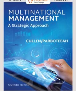 MindTap Management for Cullen/Parboteeah's Multinational Management, 7th Edition, [Instant Access], 1 term (6 months) eBook