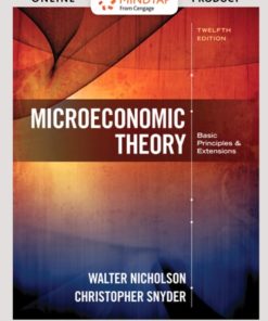 MindTap Economics for Nicholson/Snyder's Microeconomic Theory: Basic Principles and Extensions, 12th Edition eBook
