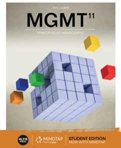 MindTap Management for Williams' MGMT, 11th Edition [Instant Access], 1 term (6 months) eBook