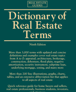 Dictionary of Real Estate Terms eBook