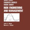 What Every Engineer Should Know About Risk Engineering and Management eBook