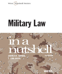 Military Law in a Nutshell, 4th eBook