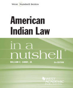 Canby's American Indian Law in a Nutshell eBook
