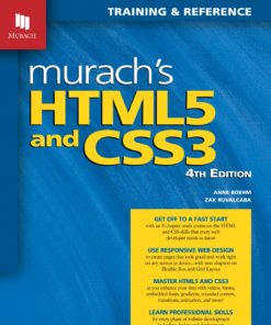 Murach's HTML5 and CSS3 (4th Edition), 4th Edition eBook