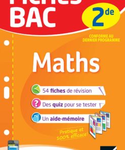 Fiches bac Maths 2de eBook