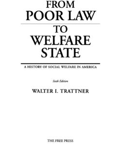 From Poor Law to Welfare State, 6th Edition eBook