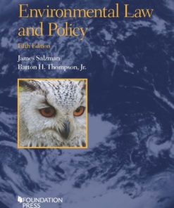 Salzman and Thompson’s Environmental Law and Policy eBook