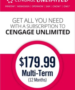 Cengage Unlimited, Multi-term 12 months, 1st Edition