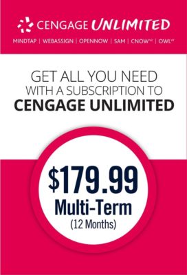 Cengage Unlimited, Multi-term 12 months, 1st Edition