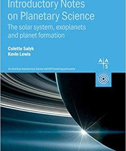 Introductory Notes on Planetary Science: The solar system, exoplanets and planet formation eBook