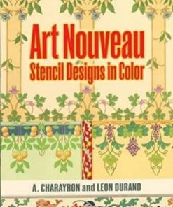 Art Nouveau Stencil Designs in Color eBook