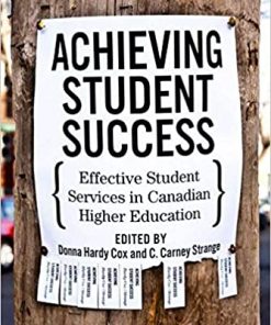 Achieving Student Success: Effective Student Services in Canadian Higher Education eBook