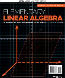 Elementary Linear Algebra: Applications Version eBook