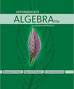 Intermediate Algebra: A Guided Approach eBook