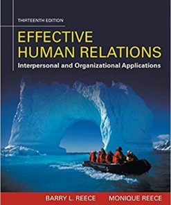 Effective Human Relations: Interpersonal And Organizational Applications eBook