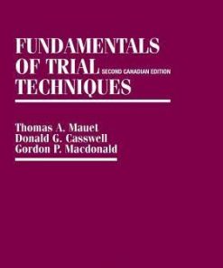 Fundamentals of Trial Techniques: Canadian Edition eBook