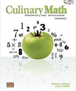 Culinary Math Principles and Applications eBook