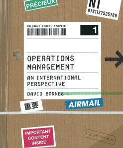 Operations Management: An International Perspective eBook