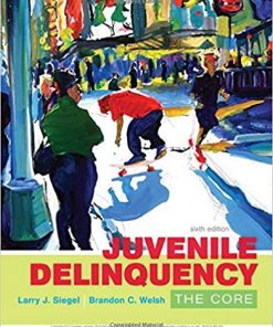 Juvenile Delinquency: The Core eBook