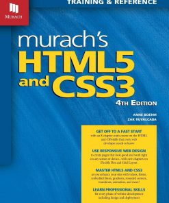 Murach's HTML5 and CSS3 (4th Edition) eBook