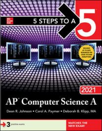 5 Steps to a 5: AP Computer Science A 2021 eBook