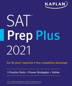 SAT Prep Plus 2021: 5 Practice Tests Proven Strategies Online eBook
