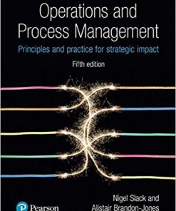 Operations and Process Management PDF eBook: Principles and Practice for Strategic Impact eBook