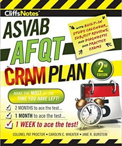 CliffsNotes ASVAB AFQT Cram Plan 2nd Edition eBook