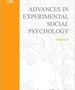 ADV EXPERIMENTAL SOCIAL PSYCHOLOGY,VOL 4 eBook