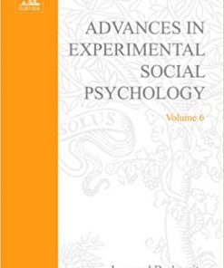 ADV EXPERIMENTAL SOCIAL PSYCHOLOGY,VOL 6 eBook