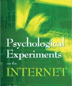 Psychological Experiments on the Internet eBook