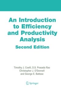 An Introduction to Efficiency and Productivity Analysis eBook