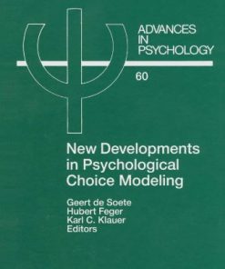 New Developments in Psychological Choice Modeling eBook