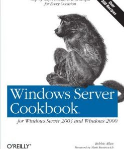 Windows Server Cookbook: For Windows Server 2003 & Windows 2000 eBook