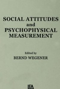 Social Attitudes and Psychophysical Measurement eBook