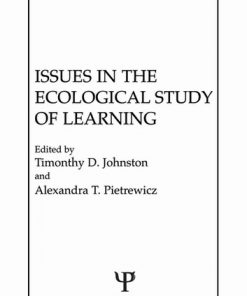 Issues in the Ecological Study of Learning eBook