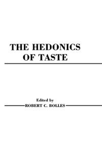Hedonics of Taste eBook