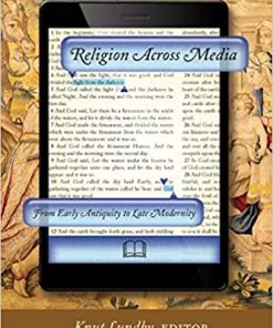 Religion Across Media: From Early Antiquity to Late Modernity eBook