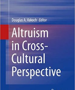 Altruism in Cross-Cultural Perspective eBook