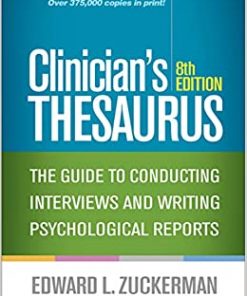 Clinician's Thesaurus, 8th Edition: The Guide to Conducting Interviews and Writing Psychological Reports eBook