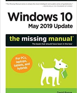 Windows 10 May 2019 Update: The Missing Manual The Book That Should Have Been in the Box eBook