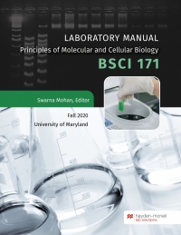 BSCI 171: Principles of Molecular and Cellular Biology Lab - University of Maryland eBook