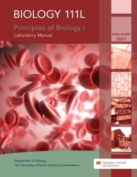 Biology 111L: Principles of Biology I Laboratory Manual - The University of North Carolina at Greensboro eBook